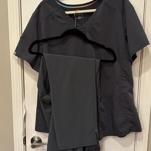 Grey Scrub Set by Ultimate Scrubs